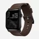 Ремешок Nomad Active Strap Pro для Apple Watch 42/44мм Чёрный с серебряной фурнитурой - Изображение 150643