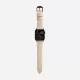 Ремешок Nomad Modern Slim для Apple Watch 38/40mm Бежевый с черной фурнитурой - Изображение 150659