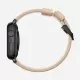 Ремешок Nomad Modern Slim для Apple Watch 38/40mm Бежевый с черной фурнитурой - Изображение 150660