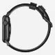 Ремешок кожаный Nomad Modern для Apple Watch 42/44 мм Чёрный с серебряной фурнитурой - Изображение 101617