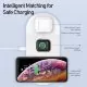 Беспроводная зарядка Baseus Smart 3in1 Phone+Watch+Pods (18W MAX) Белая - Изображение 96243