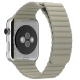 Ремешок кожаный для Apple Watch 42/44 мм Молочный - Изображение 30213
