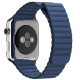 Ремешок кожаный для Apple Watch 42/44 мм Синий - Изображение 30214insta