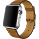 Ремешок кожаный HM Style Cuff для Apple Watch 38/40 mm Коричневый - Изображение 40835