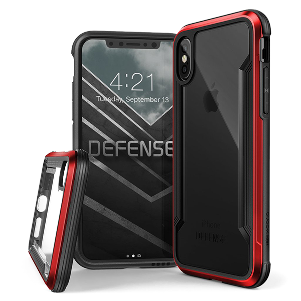 X-Doria Defense Shield - противоударный кейс для iPhone X Красный