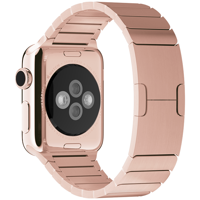 

Браслет блочный для Apple Watch 42/44 мм Розовое Золото