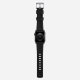 Ремешок Nomad Rugged Strap V.2 для Apple Watch 38/40мм Чёрный с серебряной фурнитурой - Изображение 142582
