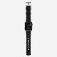 Ремешок Nomad Rugged Strap V.2 для Apple Watch 38/40мм Чёрный с серебряной фурнитурой - Изображение 142583