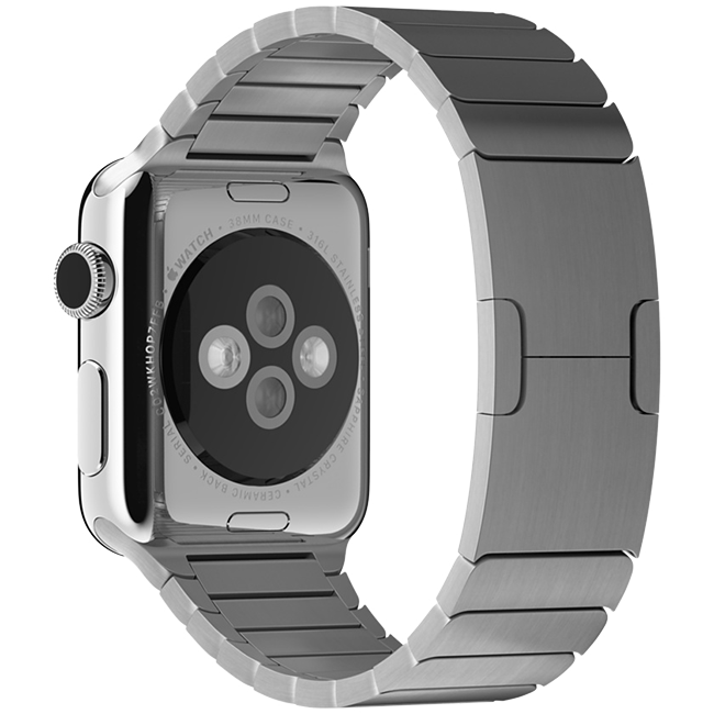 

Браслет блочный для Apple Watch 38/40 мм Серебро