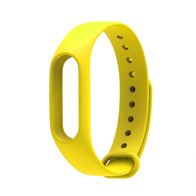 Ремешок силиконовый для MiBand 2 Желтый 