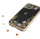 Чехол PQY Flora для iPhone 12 mini Золотой - Изображение 139549