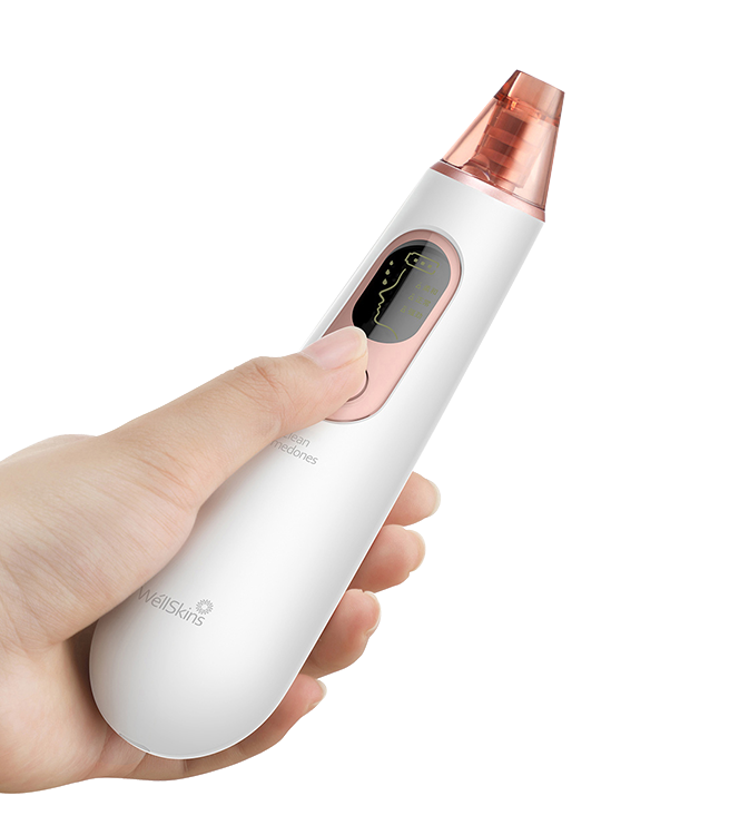 Прибор для чистки лица Xiaomi WellSkins Clean Beauty Blackhead Meter Серебро WX-HT100 от Kremlinstore
