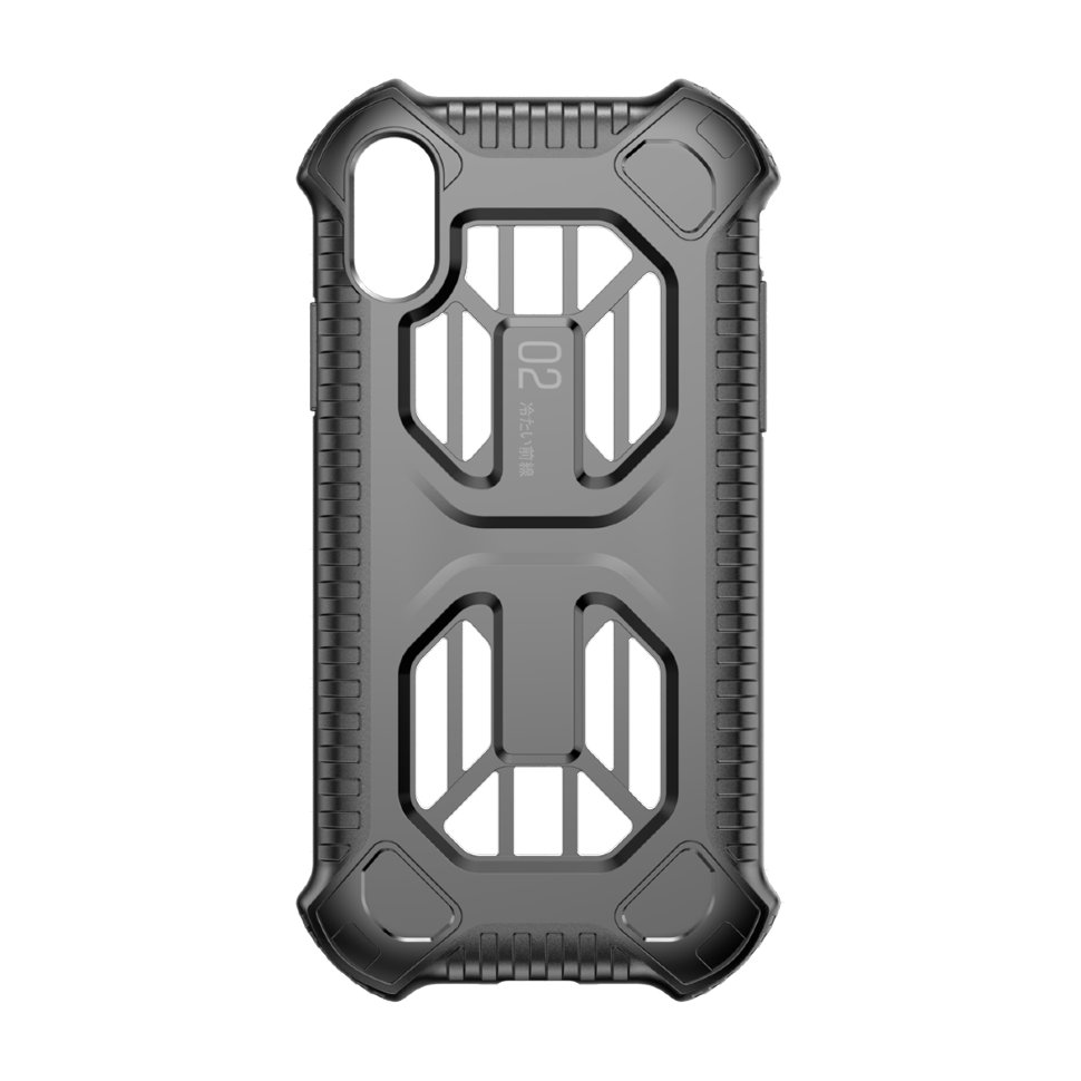 Чехол Baseus Cold front cooling Case для iPhone XR Чёрный WIAPIPH61-LF01 - фото 2