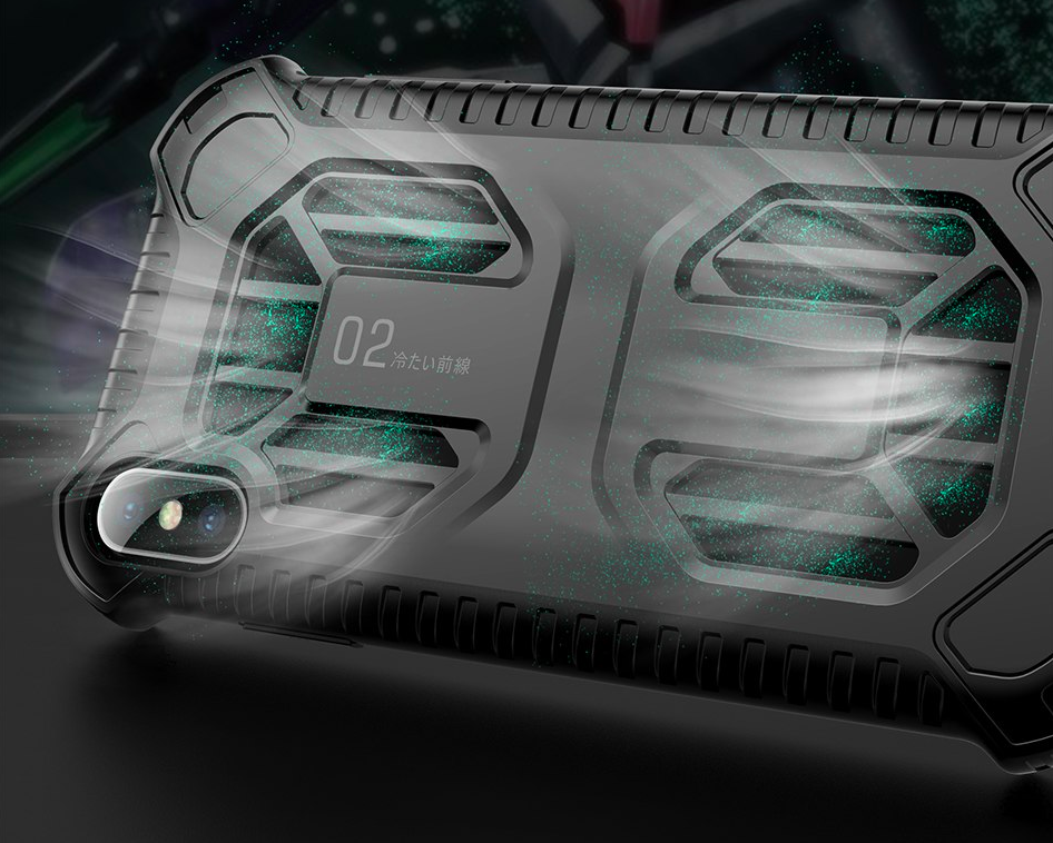 Чехол Baseus Cold front cooling Case для iPhone XR Чёрный WIAPIPH61-LF01 - фото 9