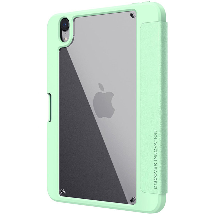 Чехол Nillkin Bevel для iPad Mini 6 2021 Зелёный Bevel Leather Case Apple iPad Mini 6 2021 Matcha Green - фото 4
