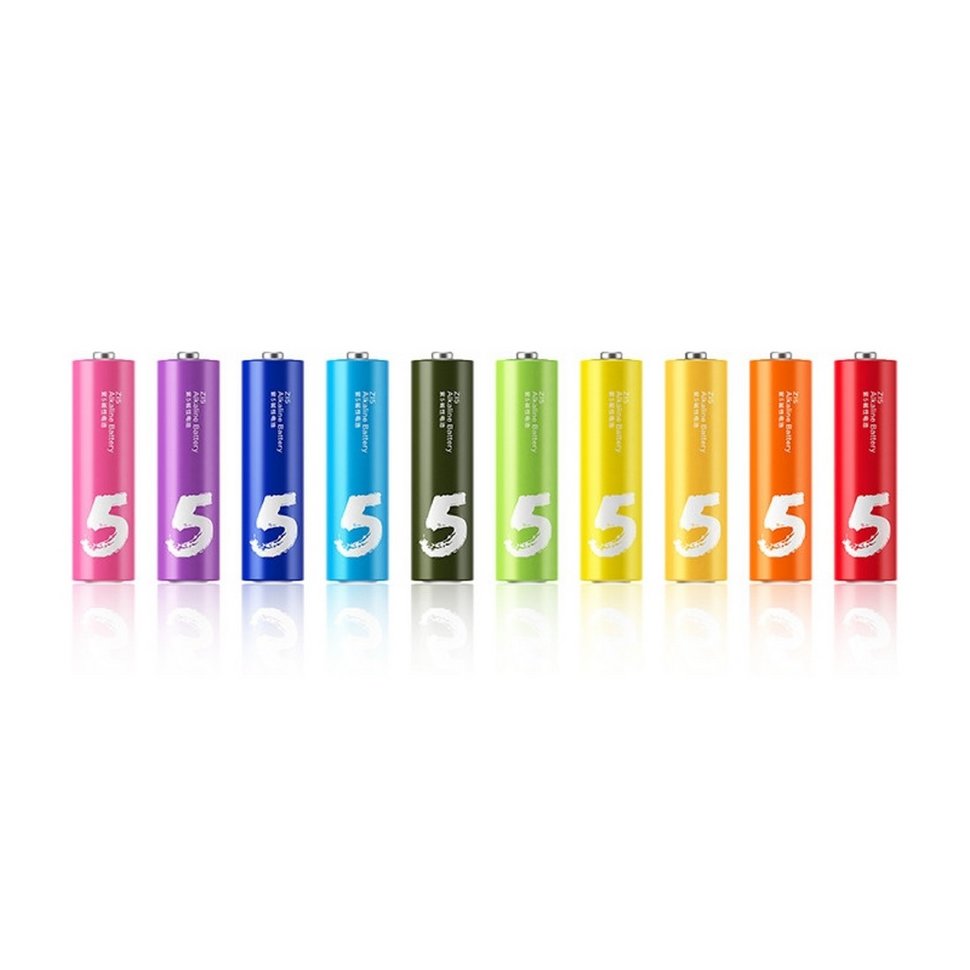 Батарейки ZMI Rainbow Zi5 AA (10 шт) батарейки zmi rainbow zi7 aaa 40 шт aa740