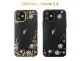 Чехол PQY Flora для iPhone 12 mini Чёрный - Изображение 139553
