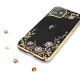 Чехол PQY Flora для iPhone 12 mini Чёрный - Изображение 139565