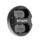 Зарядное устройство двойное KingMa BM015 для аккумуляторов NP-FZ100 - Изображение 91433