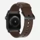 Ремешок кожаный Nomad Modern для Apple Watch 42/44 мм Коричневый с чёрной фурнитурой - Изображение 95306
