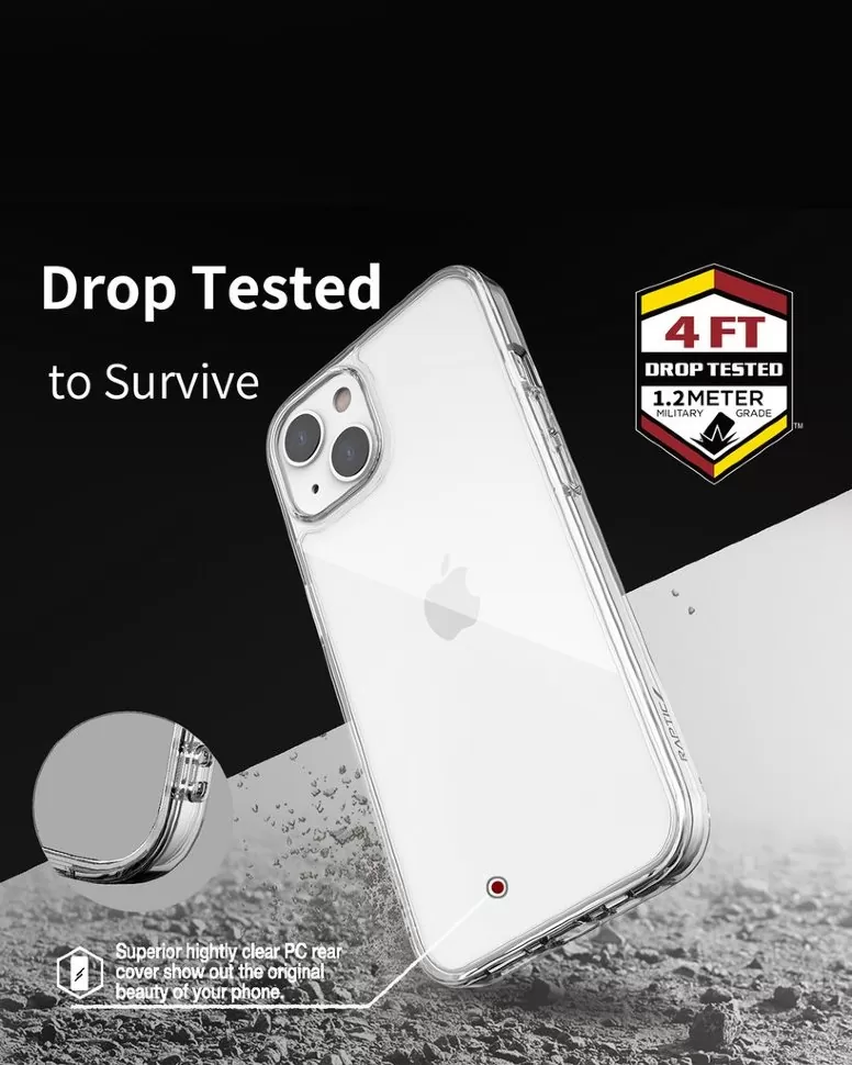 Чехол Raptic ClearVue для iPhone 13 Pro Max 471473 - фото 1