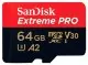 Карта памяти SanDisk Extreme PRO microSDXC 64Gb UHS-I U3 V30 A2 + ADP - Изображение 230629