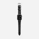 Ремешок Nomad Modern Slim для Apple Watch 38/40 мм Чёрный с золотой фурнитурой - Изображение 93658