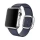 Ремешок кожаный Modern Buckle для Apple Watch 38/40 mm Темно-Синий - Изображение 40920