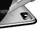 Стекло на крышку Baseus 4D Tempered Back Glass для iPhone X Серебро - Изображение 87453