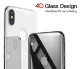 Стекло на крышку Baseus 4D Tempered Back Glass для iPhone X Серебро - Изображение 87454