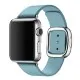 Ремешок кожаный Modern Buckle для Apple Watch 38/40 mm Голубой - Изображение 40949