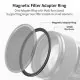 Переходное кольцо K&F Concept Magnetic 52-77мм - Изображение 197431