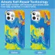 Чехол PQY Watercolour для iPhone 12/12 Pro Жёлтый и Синий - Изображение 166893