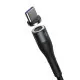 Кабель Baseus Zinc Magnetic USB - Type-C 5A 1м Серый+Черный - Изображение 146660