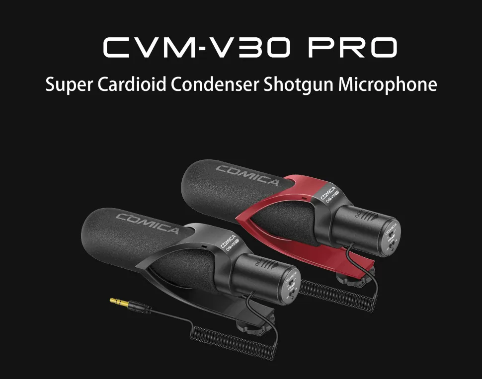 Микрофон CoMica CVM-V30 PRO Чёрный CVM-V30 PRO B