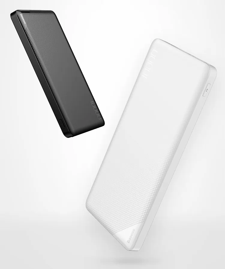 Внешний аккумулятор Baseus Mini Cu power bank 10000mAh (Dual USB 2.1A output/micro input ) Белый PPALL-KU02 - фото 7