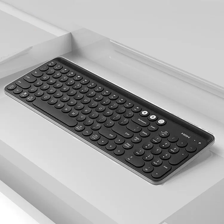 Клавиатура Xiaomi MiiiW Keyboard Bluetooth Dual Mode Чёрная MWBK01 - фото 1