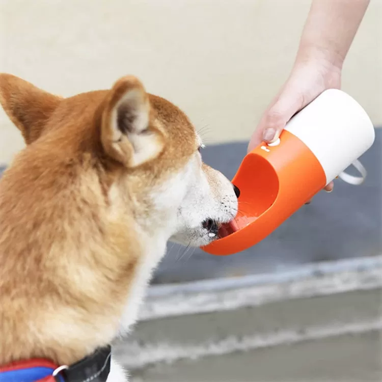 Прогулочная поилка для животных Xiaomi Moestar Rocket Portable Pet Cup 430ml Оранжевая Moestar Rocket Portable Pet o - фото 4
