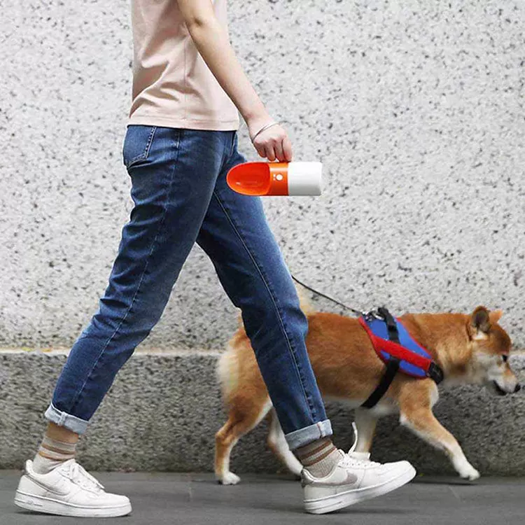 Прогулочная поилка для животных Xiaomi Moestar Rocket Portable Pet Cup 430ml Оранжевая Moestar Rocket Portable Pet o - фото 8