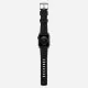 Ремешок Nomad Rugged Strap V.2 для Apple Watch 42/44 mm Черный с серебряной фурнитурой - Изображение 139980