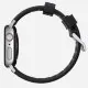 Ремешок Nomad Rugged Strap V.2 для Apple Watch 42/44 mm Черный с серебряной фурнитурой - Изображение 139981