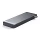 Хаб Satechi Type-C Pass-through USB HUB для Macbook 12" Серебро - Изображение 202201