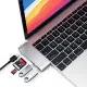 Хаб Satechi Type-C Pass-through USB HUB для Macbook 12" Серебро - Изображение 202205