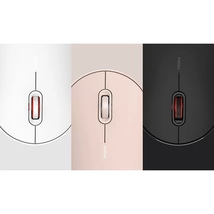 Мышь беспроводная Xiaomi MIIIW Bluetooth Dual Mode Portable Mouse Lite Розовая MWPM01 - фото 8