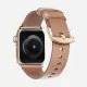 Ремешок Nomad Modern Slim для Apple Watch 38/40 мм Бежевый с золотой фурнитурой - Изображение 94538