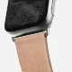 Ремешок Nomad Modern Slim для Apple Watch 38/40 мм Бежевый с серебряной фурнитурой - Изображение 94546