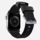 Ремешок Nomad Rugged Strap V.2 для Apple Watch 38/40мм Чёрный с серебряной фурнитурой - Изображение 142580