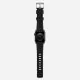 Ремешок Nomad Rugged Strap V.2 для Apple Watch 38/40мм Чёрный с серебряной фурнитурой - Изображение 142582