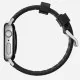 Ремешок Nomad Rugged Strap V.2 для Apple Watch 38/40мм Чёрный с серебряной фурнитурой - Изображение 142586