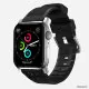 Ремешок Nomad Rugged Strap V.2 для Apple Watch 38/40мм Чёрный с серебряной фурнитурой - Изображение 142587